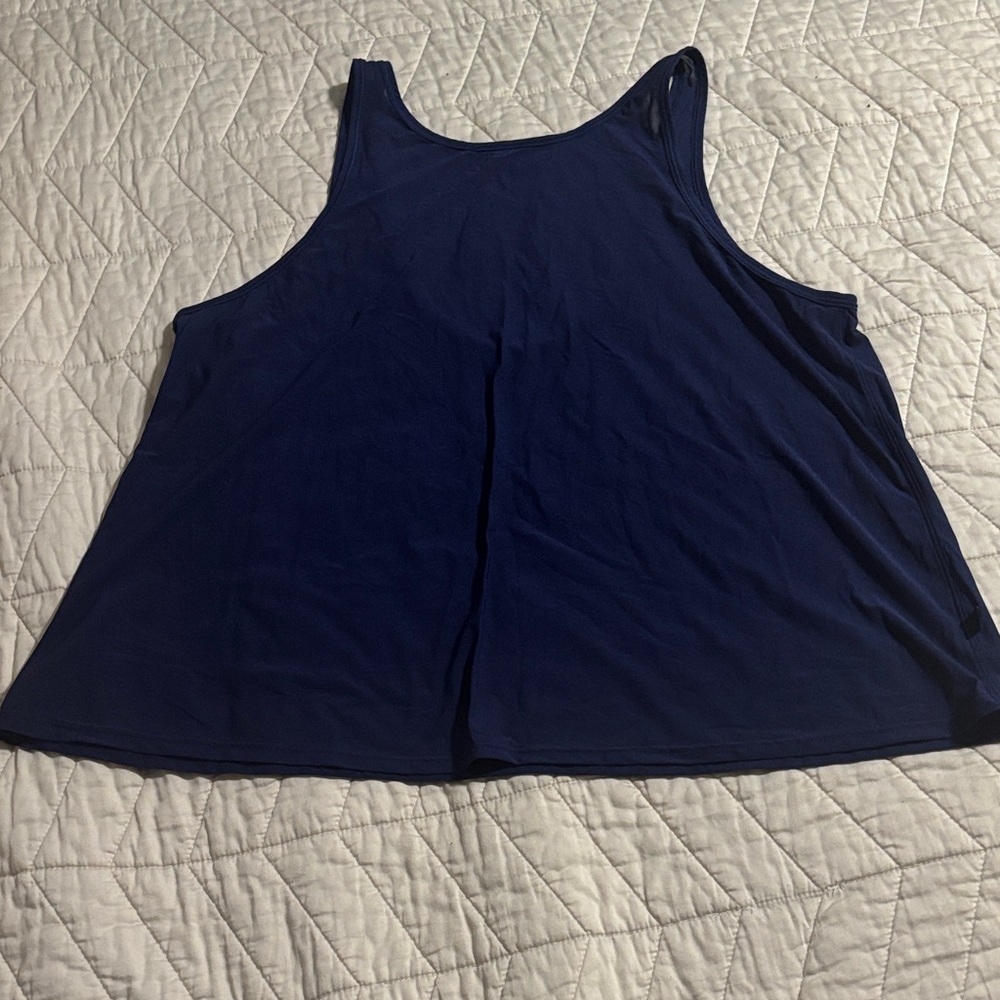 Lululemon Women's Navy Blue Tank Top